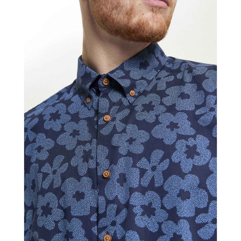 Ben Sherman Stipple Floral Print Shirt image number 2